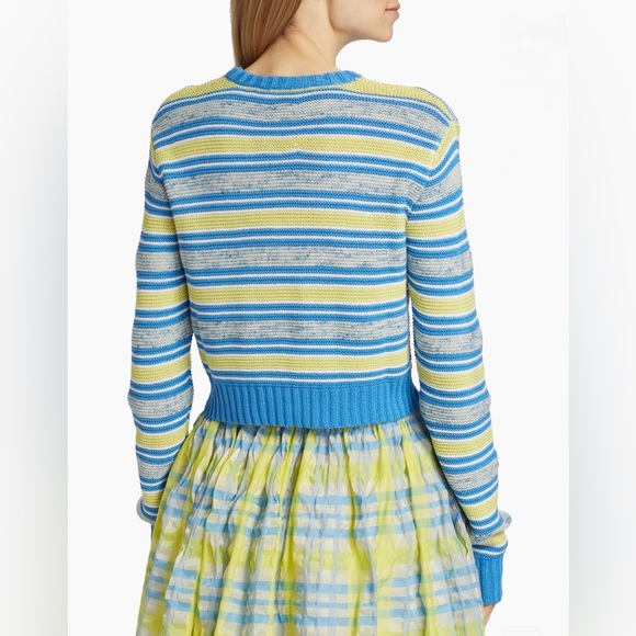 ROSIE ASSOULIN Striped Knit Cotton Jumper - size Large - Pristine Condition - Picture 4 of 16
